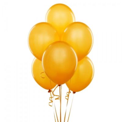 Лот: 3750368. Фото: 1. Золотой воздушный шарик с гелием... Воздушные шары
