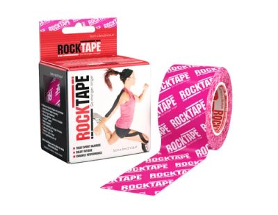 Лот: 10737417. Фото: 1. RockTape Classic 5см х 5м, розовый... Массажеры