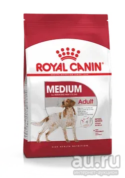 Лот: 19346474. Фото: 1. Royal Canin Medium Adult (Роял... Корма