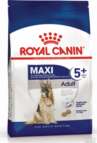 Лот: 19346446. Фото: 1. Royal Canin Maxi Adult 5+ (Роял... Корма