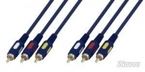 Лот: 5901647. Фото: 1. Шнур Luxmann 3RCA Plug - 3RCA... Шнуры, кабели, разъёмы