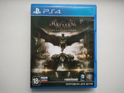 Лот: 8282606. Фото: 1. Batman Arkham knight PS4 (диск... Игры для консолей