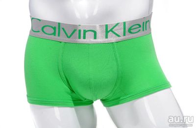 Лот: 9725770. Фото: 1. Трусы Calvin Klein мужские (зеленый... Нижнее бельё