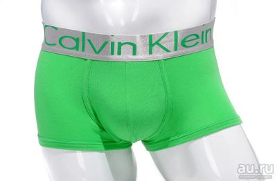 Лот: 9725770. Фото: 1. Трусы Calvin Klein мужские (зеленый... Нижнее бельё, плавки, шорты для плавания