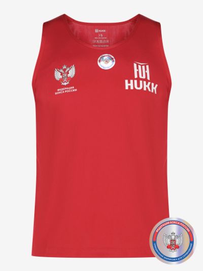 Лот: 25681393. Фото: 1. Майка для бокса Hukk, Красный. Топы, майки