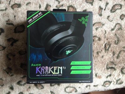 Лот: 5963729. Фото: 1. Razer Kraken 7.1 (игровые наушники... Акустические системы