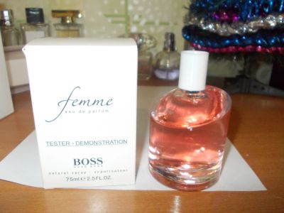 Лот: 12776009. Фото: 1. Femme от Hugo Boss тестер 75мл... Женская парфюмерия