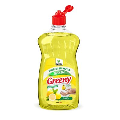 Лот: 20583459. Фото: 1. Средство для мытья посуды "Greeny... Бытовая химия