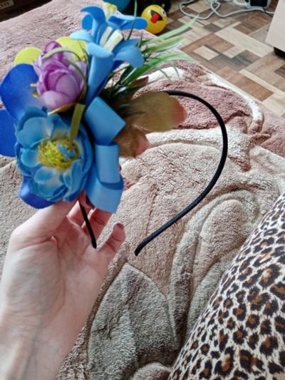 Лот: 15593408. Фото: 1. Ободок hand made. Заколки, вееры, расчёски
