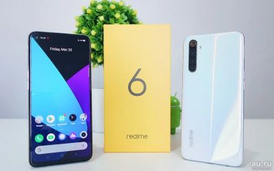 Лот: 18065655. Фото: 1. 6.5" Смартфон realme 6 4/128. Смартфоны