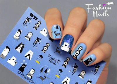 Лот: 12625002. Фото: 1. слайдер дизайн fashion nails sliders... Украшения, дизайн ногтей