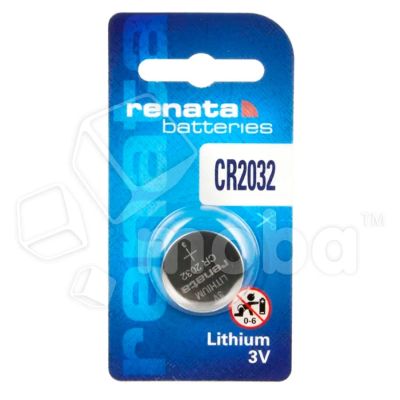 Лот: 18915342. Фото: 1. Батарейка CR2032 Renata Lithium... Батарейки, аккумуляторы, элементы питания