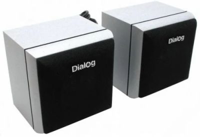 Лот: 4427600. Фото: 1. Колонки стерео Dialog AD-01U Silver... Акустические системы