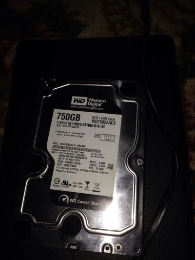 Лот: 3556364. Фото: 1. Продам HDD Western Digital 750Gb. Жёсткие диски (HDD)