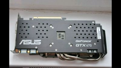 Лот: 11209712. Фото: 1. Видеокарта ASUS GTX670 2Gb. Видеокарты