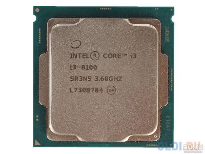 Лот: 13684571. Фото: 1. Процессор Intel Core i3 8100 Soc-1151v2... Процессоры