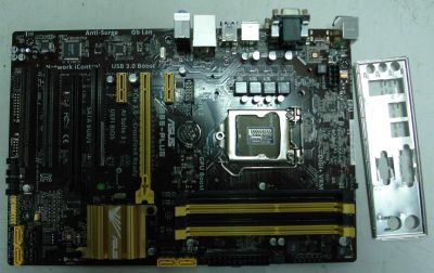 Лот: 12435637. Фото: 1. Мат плата ASUS B85-PLUS (LGA1150... Материнские платы