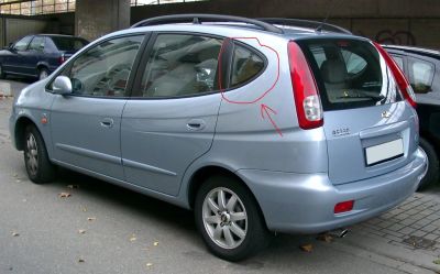 Лот: 8375344. Фото: 1. Chevrolet Rezzo стекло багажника... Кузов
