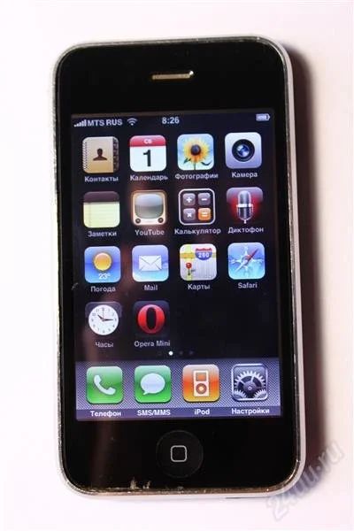 Лот: 1060717. Фото: 1. iPhone 3G 8Gb Black. Фото в описании... Смартфоны
