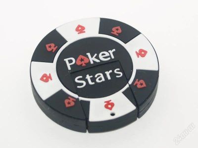 Лот: 1404852. Фото: 1. USB 2.0 Flash Poker Stars 4gb. USB-флеш карты