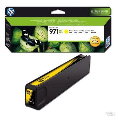 Лот: 13115857. Фото: 1. Картридж HP CN628AE (№971XL, yellow... Картриджи, расходные материалы