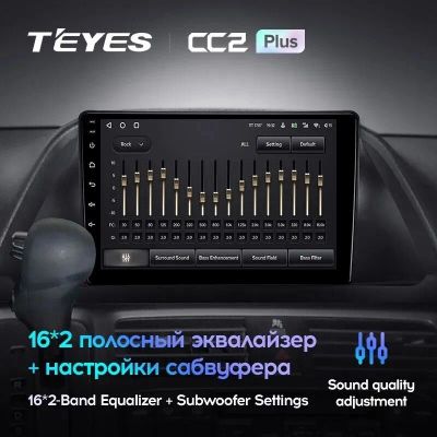 Лот: 21427681. Фото: 1. Штатная магнитола Teyes CC2 Plus... Автомагнитолы
