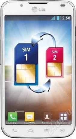 Лот: 2841528. Фото: 1. LG P715 Optimus L7 II Dual White. Смартфоны