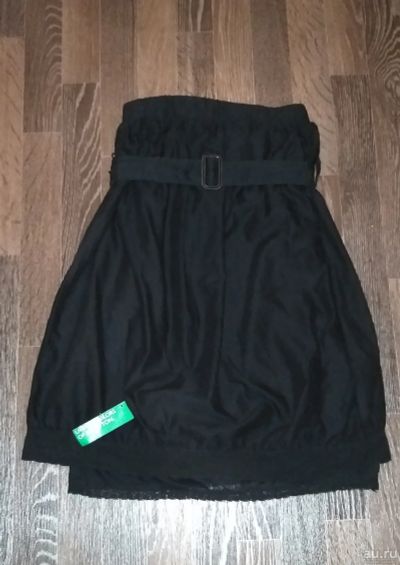 Лот: 15548545. Фото: 1. Женское чёрное платье (Benetton... Платья