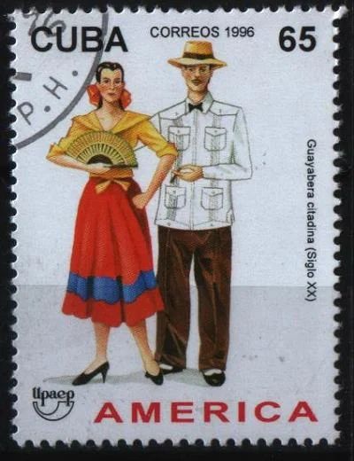 Лот: 8504638. Фото: 1. Куба 1996г костюмы. Марки