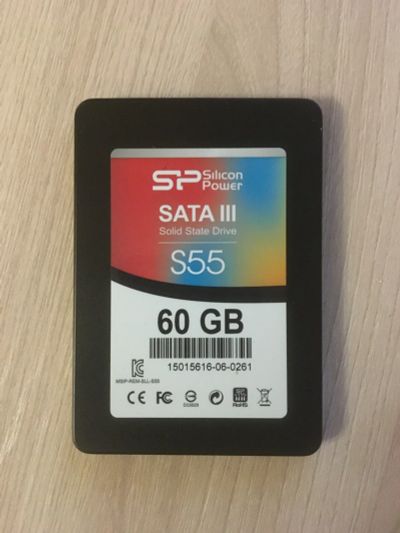 Лот: 16551222. Фото: 1. Диск SSD 60 Gb SP S55. SSD-накопители