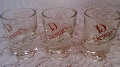 Лот: 8813239. Фото: 1. Cтопки Dewars. Рюмки, стопки