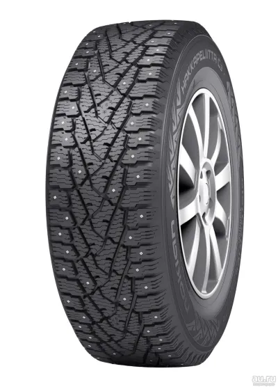 Лот: 20940612. Фото: 1. Nokian 185/75R16C 104/102R Hakkapeliitta... Шины