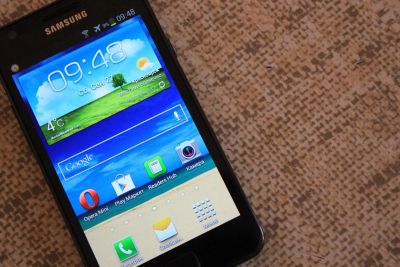 Лот: 5062811. Фото: 1. Samsung Galaxy S2 (идеальное состояние... Смартфоны