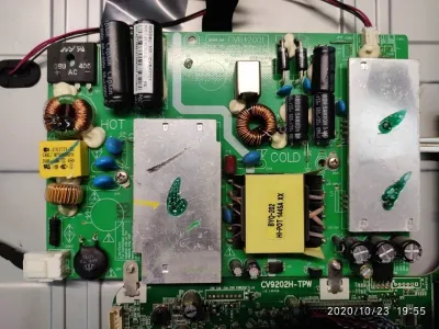 Лот: 19446034. Фото: 1. psu + led driver CVB42001 tv BBK... Запчасти для телевизоров, видеотехники, аудиотехники