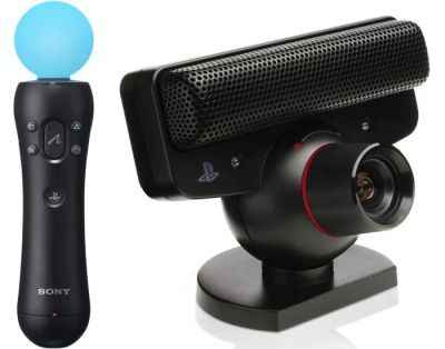 Лот: 6715557. Фото: 1. PlayStation move + navigation... Аксессуары для игровых приставок, консолей, геймпады