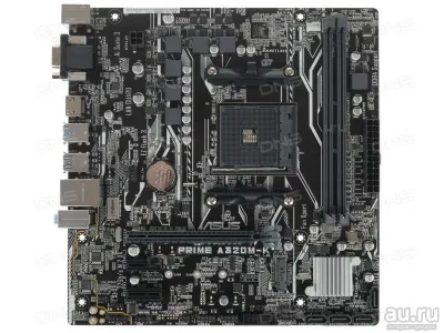 Лот: 19465644. Фото: 1. Материнская плата ASUS PRIME A320M-K... Материнские платы