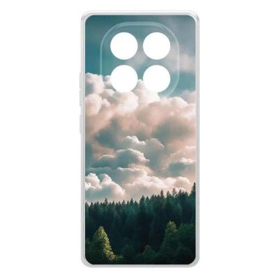 Лот: 25086345. Фото: 1. Чехол Krutoff Clear Case "Облачно... Чехлы, бамперы