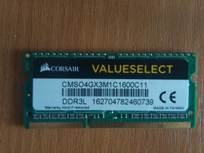 Лот: 17378717. Фото: 1. Оперативная память 4GB DDR3L 1600. Оперативная память