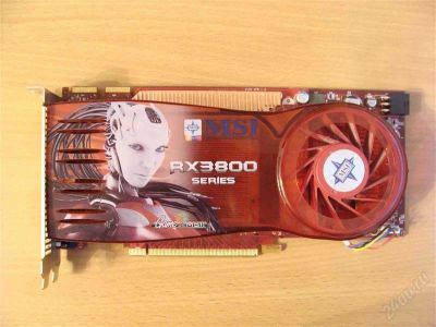 Лот: 2016157. Фото: 1. MSI Radeon HD 3870 512 Mb 256... Видеокарты