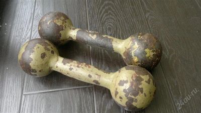 Лот: 2927296. Фото: 1. гантели 2 шт по 3 кг. Гантели