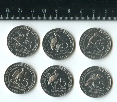 Лот: 20997012. Фото: 1. (№ 6857 ) Подборка монет Бурунди... Наборы монет