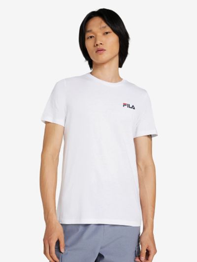 Лот: 22451370. Фото: 1. Футболка мужская FILA, Белый. Другое (спортивная одежда)