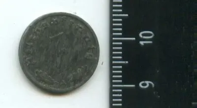 Лот: 25410632. Фото: 1. (№ 6884 ) Германия 1 Пфенинг 1943... Германия и Австрия