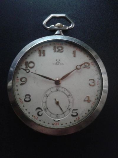 Лот: 8573252. Фото: 1. Карманные часы Omega, сталь, 1929г... Оригинальные наручные часы