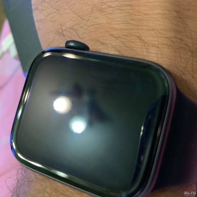 Лот: 13702547. Фото: 1. Apple Watch 4 44 mm черные чек... Смарт-часы, фитнес-браслеты, аксессуары