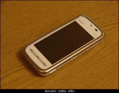 Лот: 3623075. Фото: 1. Смартфон Nokia 5230 NAVI белый... Смартфоны