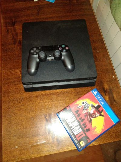 Лот: 13060086. Фото: 1. Sony Playstation 4 Slim 1TB... Игровые приставки, консоли