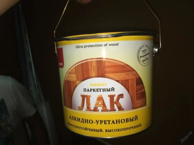 Лот: 5805526. Фото: 1. Лак паркетный Neomid полуматовый... Краски, лаки, растворитель