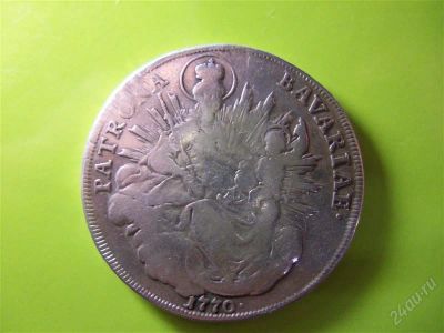 Лот: 2021125. Фото: 1. 1 талер 1770 г. Бавария, серебро... Германия и Австрия