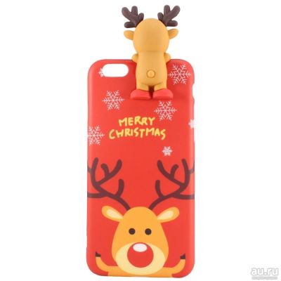 Лот: 15125721. Фото: 1. Чехол-накладка Merry Christmas... Чехлы, бамперы